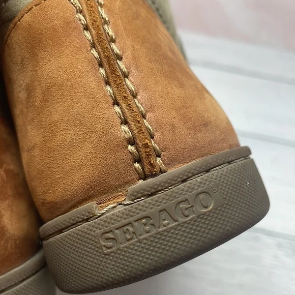 Sebago Ryde Chukka Boots in Dark Taupe Nubuck / Tan Leather 10.5M S1 - Picture 9 of 9